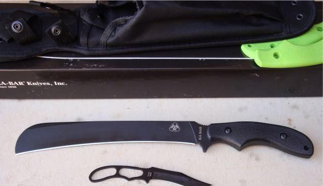 8 cm材质 sk-5型号 5702品牌 ka-bar 美国卡巴刀柄使用极富质感的绿色