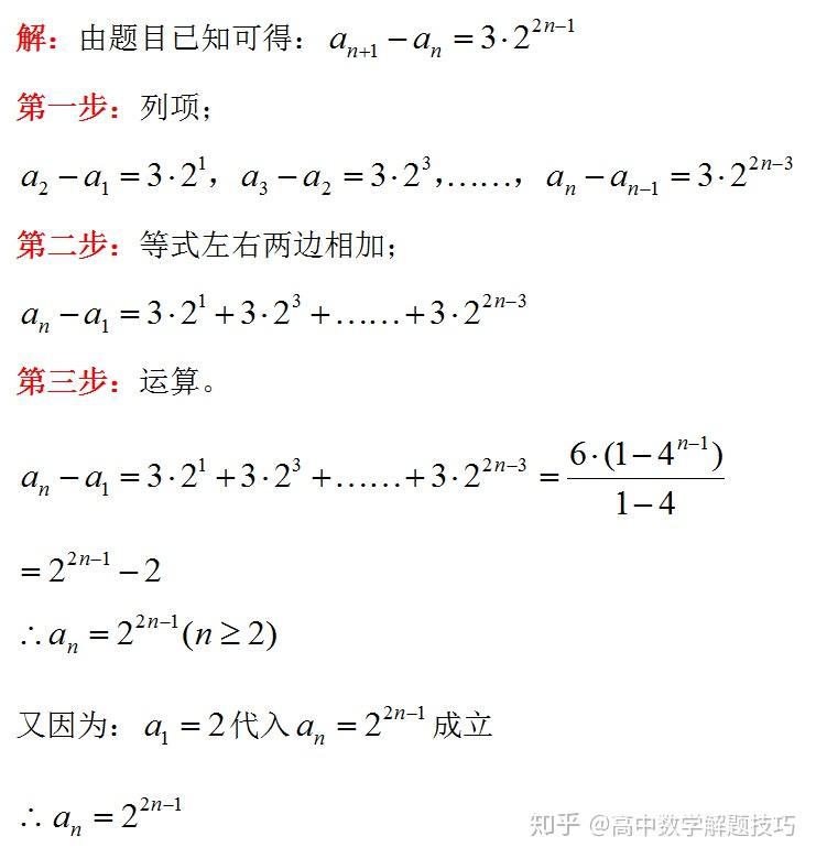 每年高考必考求數列通項公式的基本方法高三同學必須掌握