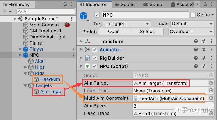 你瞅啥？——Animation Rigging 实现NPC视线跟随 - 知乎
