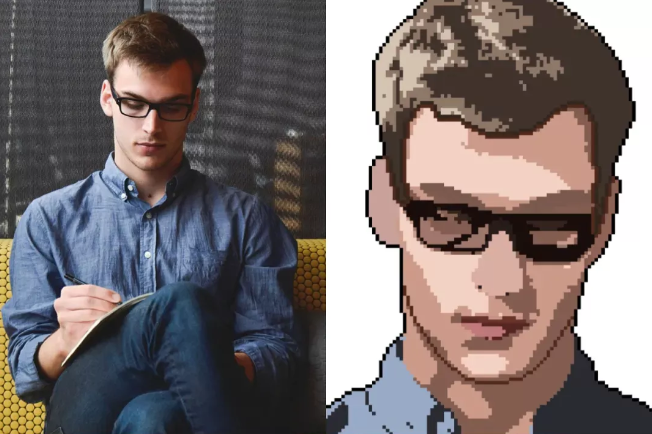 一键生成人脸像素图还能上传到动森这个项目很好玩