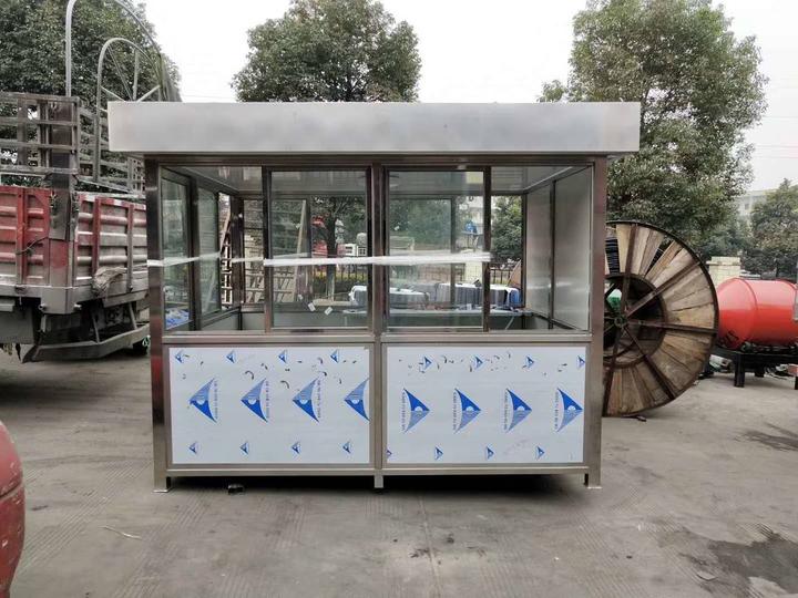 不锈钢岗亭保安亭报刊亭售货亭定制加工厂家