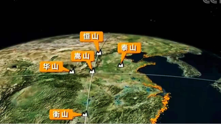 五岳在中国版图上的地理位置有何奥秘? - 知乎