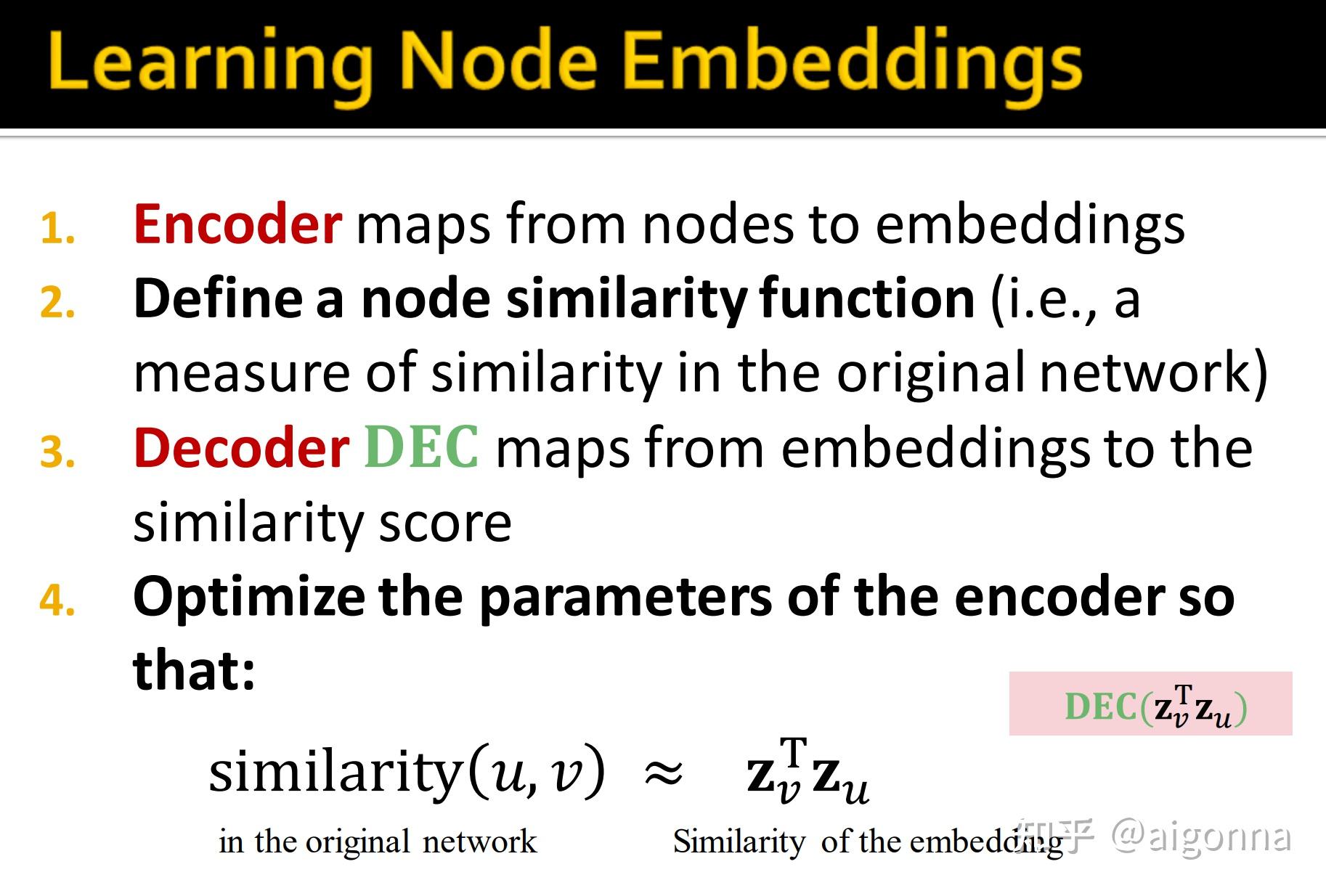 CS224W笔记-3-1. Node Embeddings - 知乎