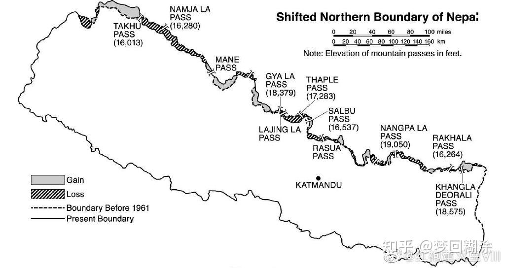 中尼边界全景图
