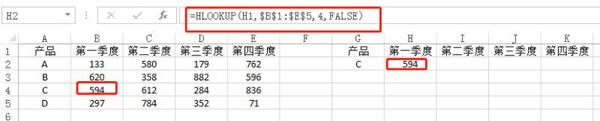 如何使用hlookup函数 知乎