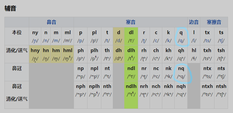 哪些語言的拉丁字母系統用國際音標的濁音符號表示清音