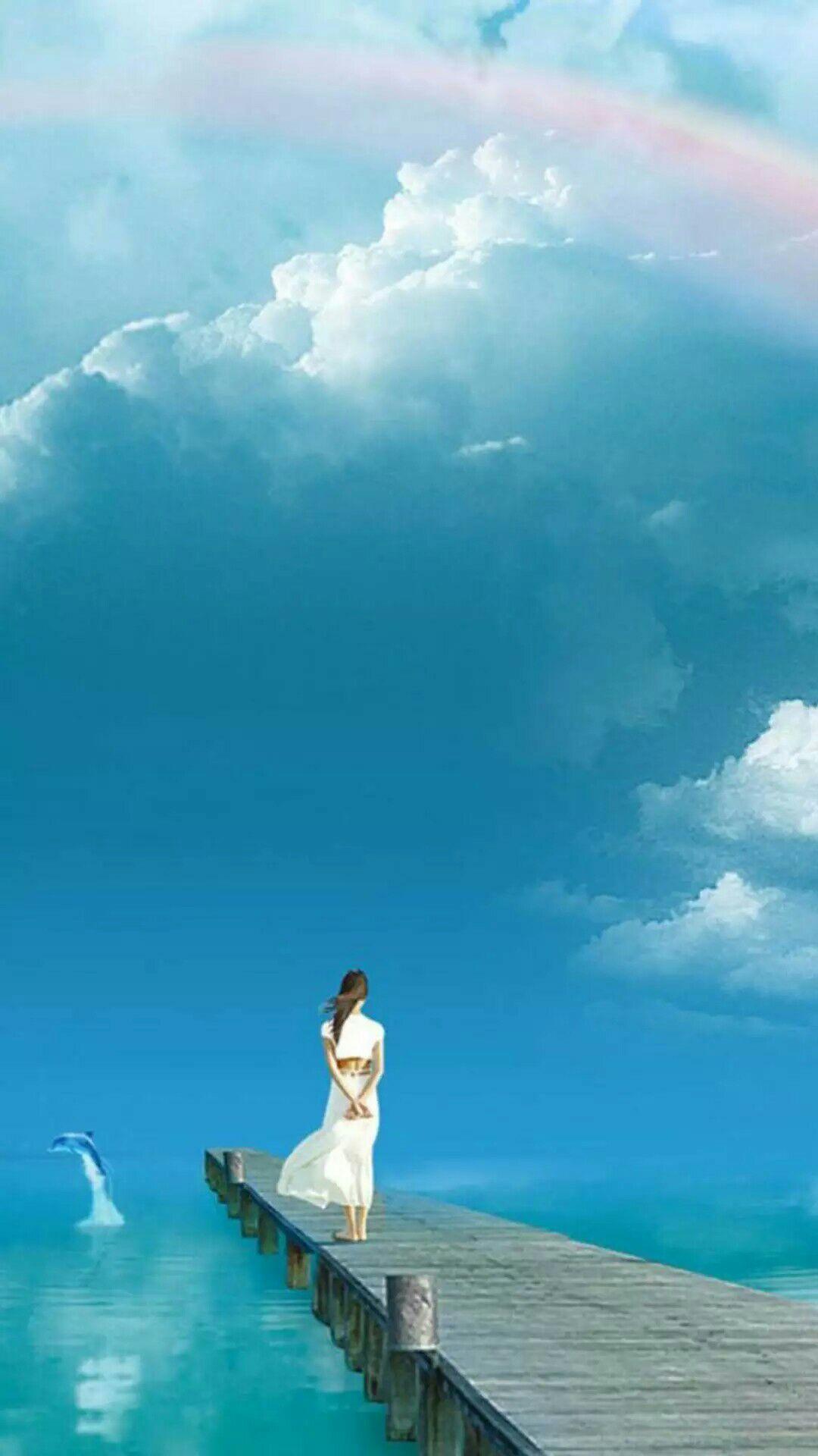 有没有那种背影的手机壁纸,展现出很孤独但又很洒脱的样子? - 知乎