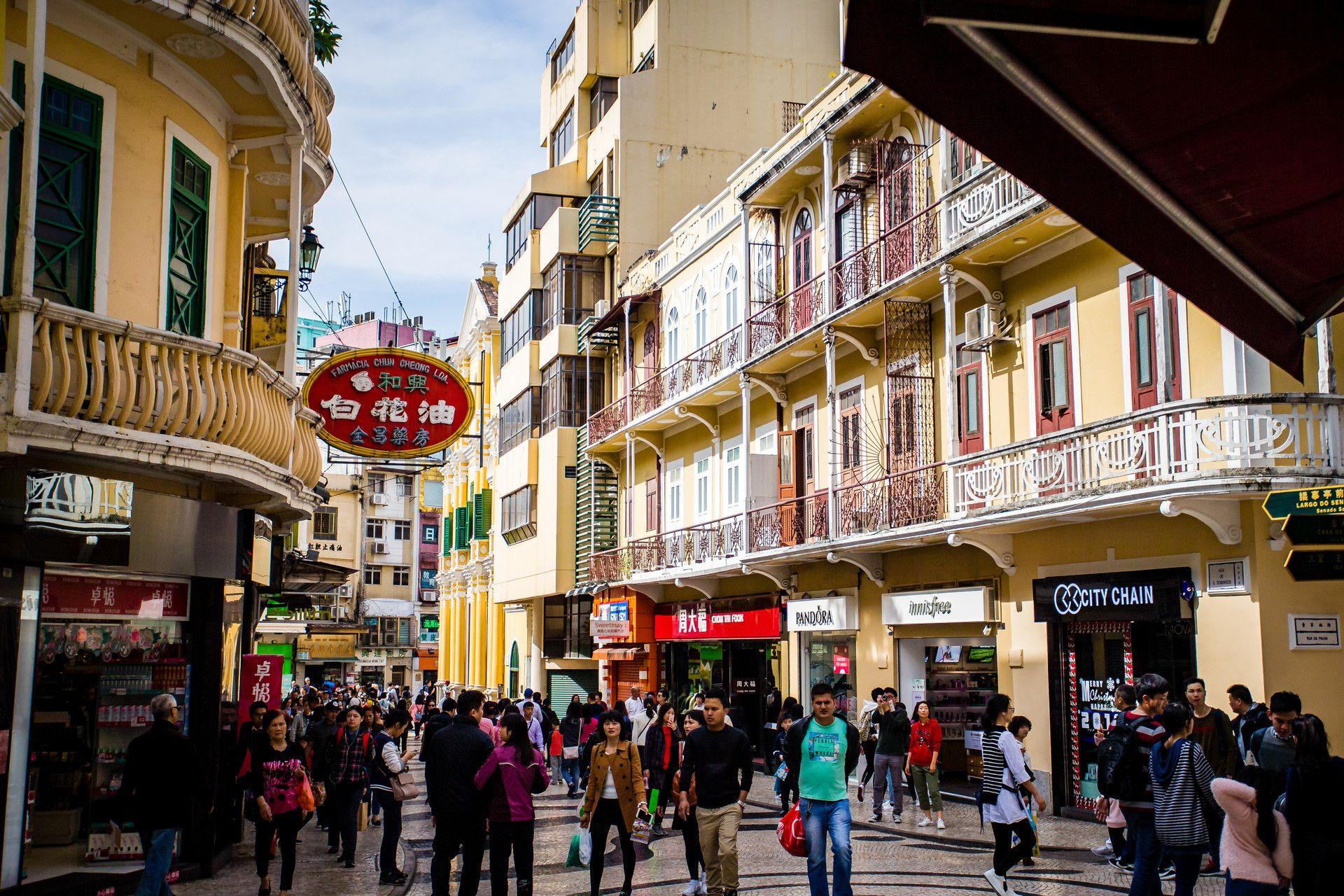 澳门：城在海上 海在城中_无人机