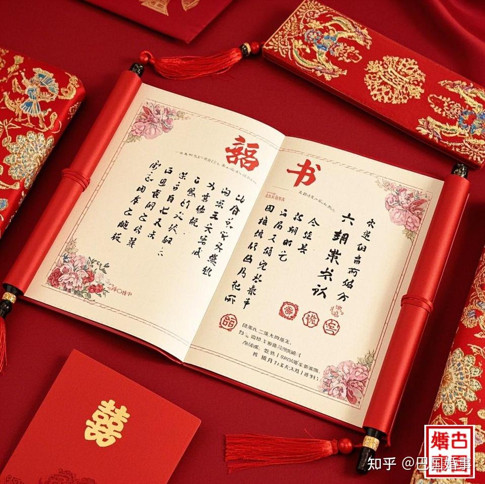 三书六礼之聘书 - 知乎