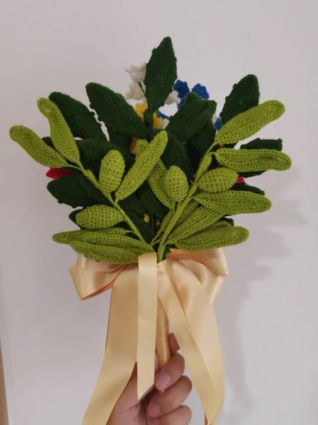 diy绒线花丨永不凋谢的冬奥之花来自手工的中国式浪漫