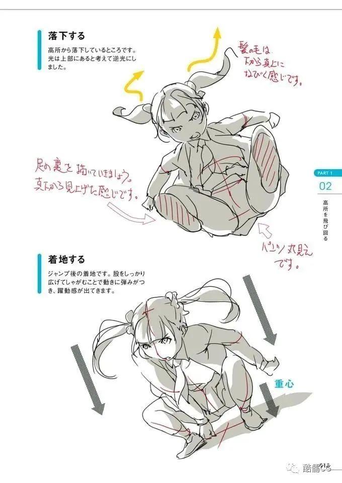 绘画参考丨可爱俏皮的人体动态姿势素材分享 - 知乎