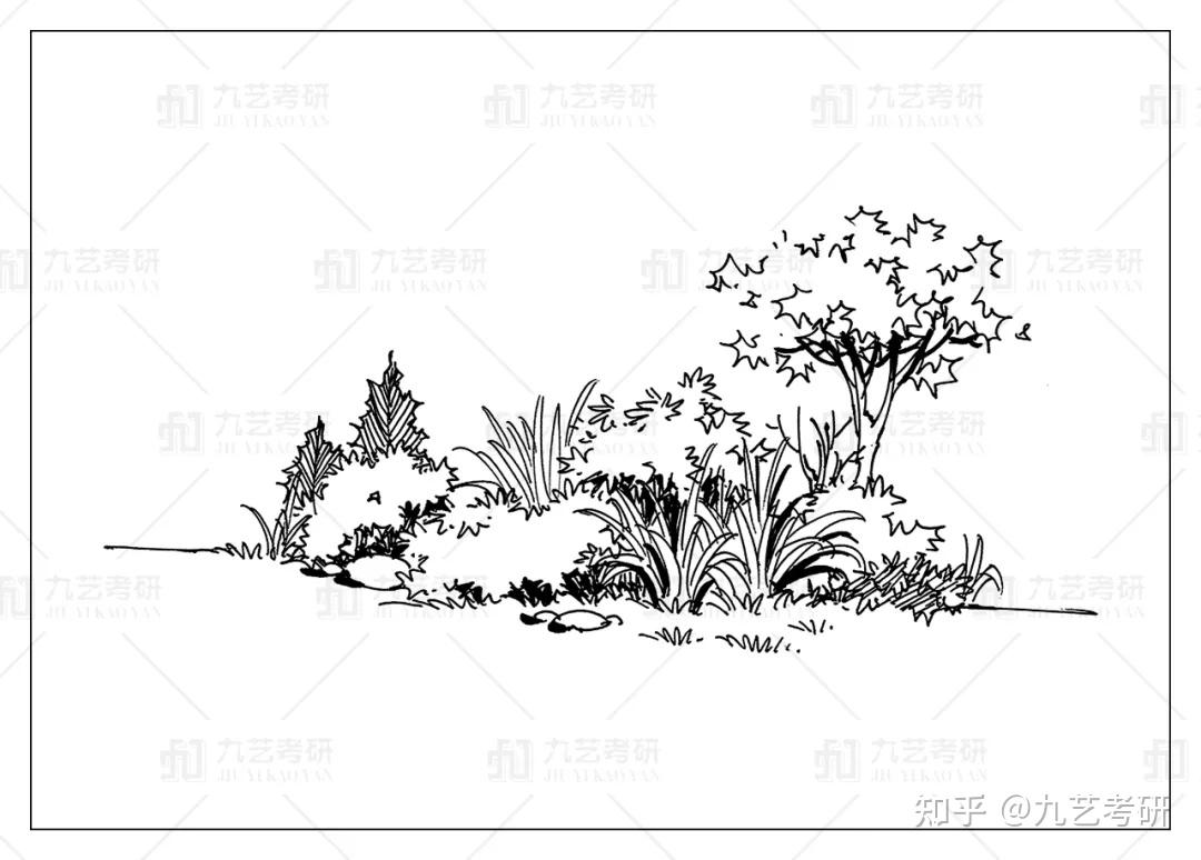 环艺景观篇ii手绘基础入门干货室外小品组合内附视频及详细教程