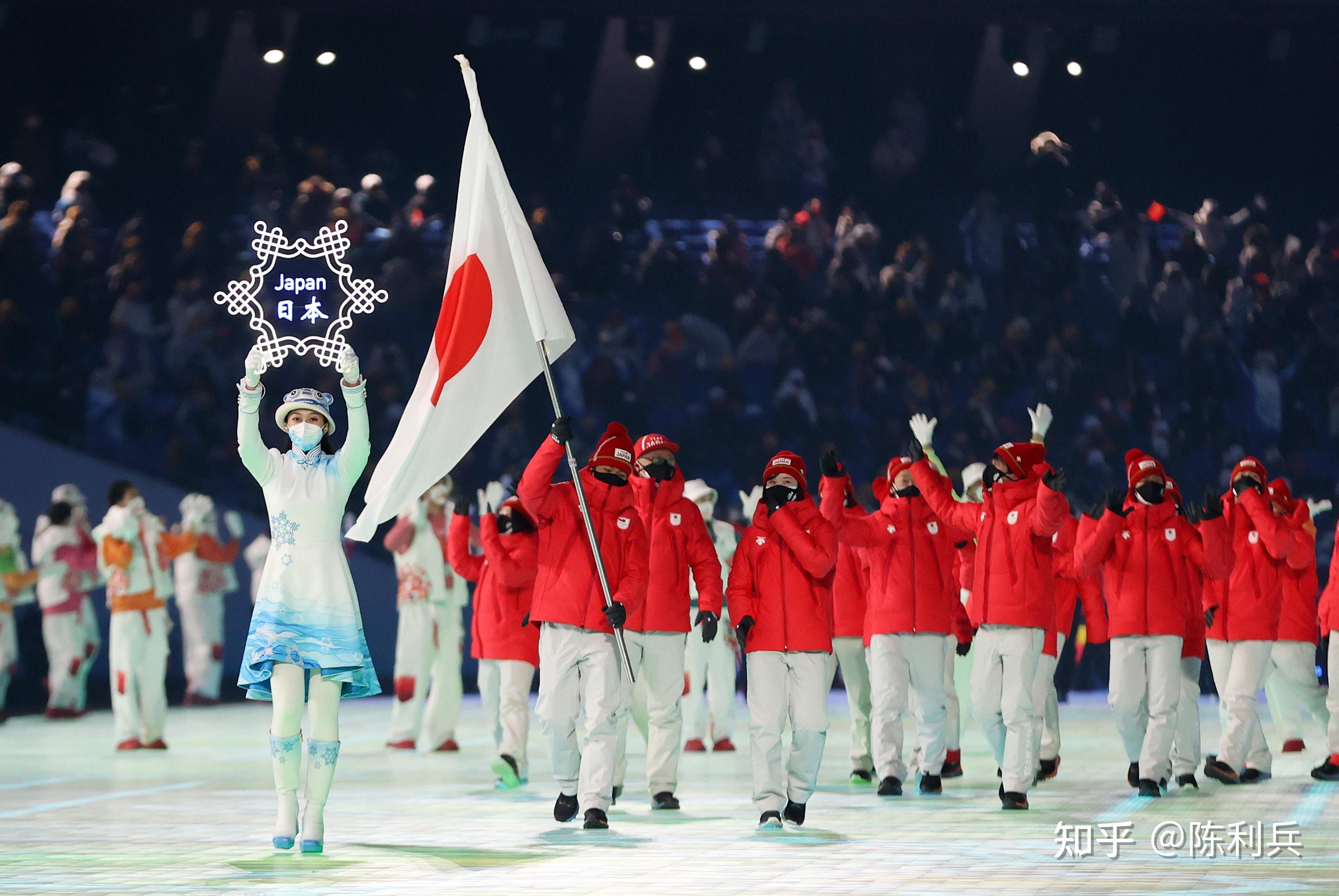 北京冬奥运动员入场图片