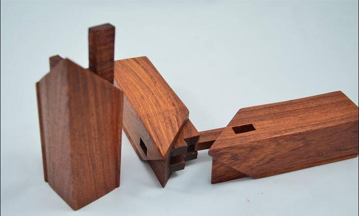 转载古典家具榫卯结构之七双粽角榫