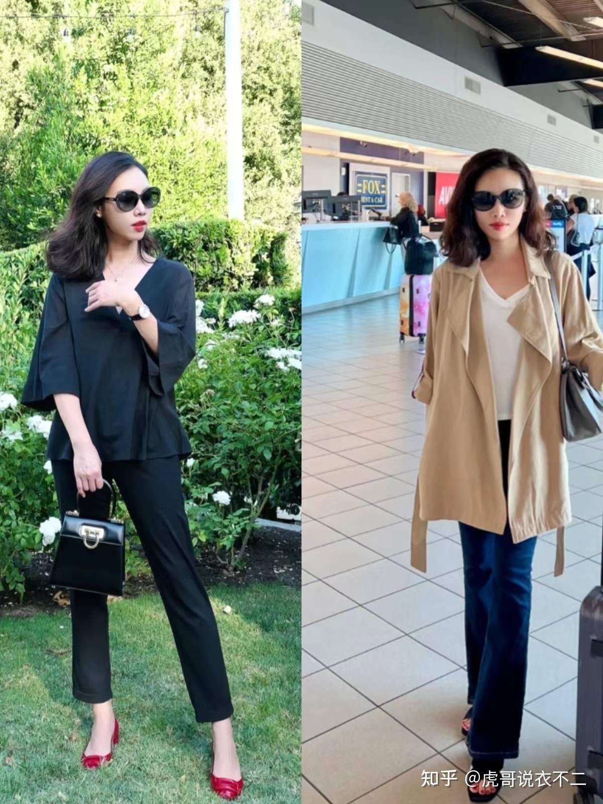 三,脖子短的人可以借鉴的穿搭思路