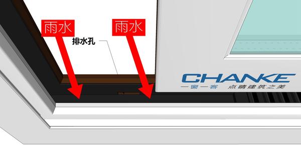 塑钢窗排水孔位置图解图片