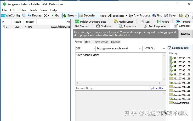 Fiddler Composer 发送HTTP请求 - 知乎