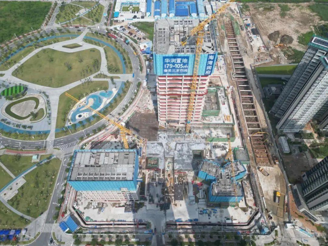 珠海华润银行新总部大厦项目主体结构顺利封顶