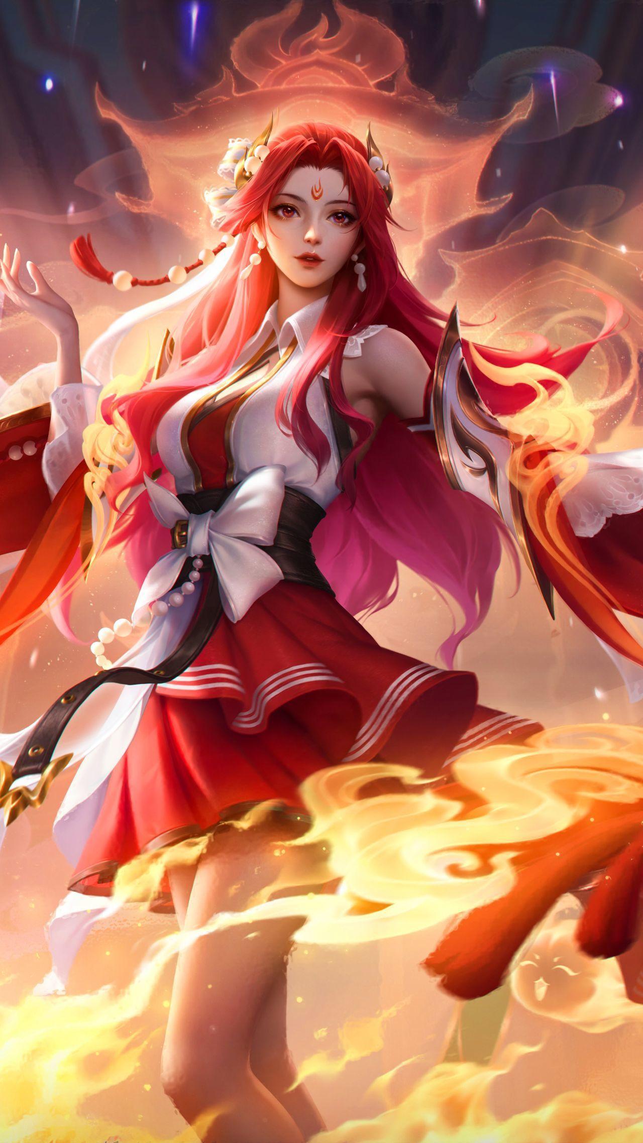 你觉得王者荣耀五个位置里分别最漂亮的女英雄是谁