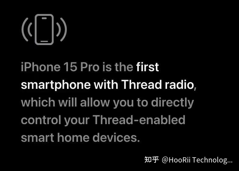 首款内置Thread协议的旗舰iPhone诞生，Matter将崛起？ - 知乎