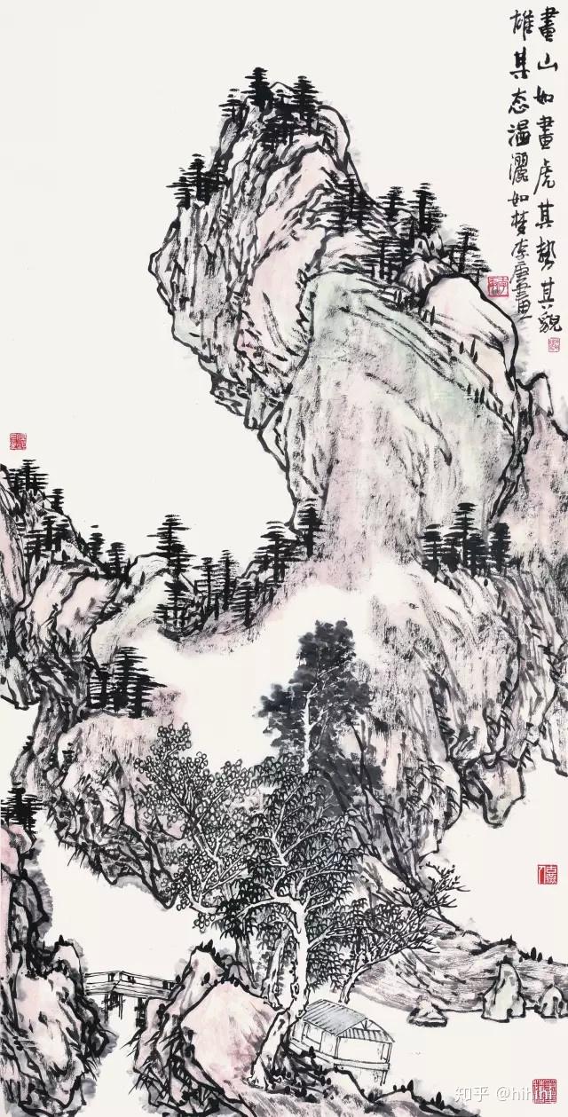 李可染画院院长李庚山水画作品赏析百年荣耀艺术馆