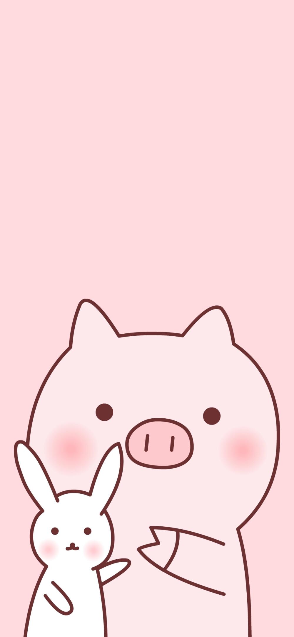 可爱猪猪手机壁纸图片