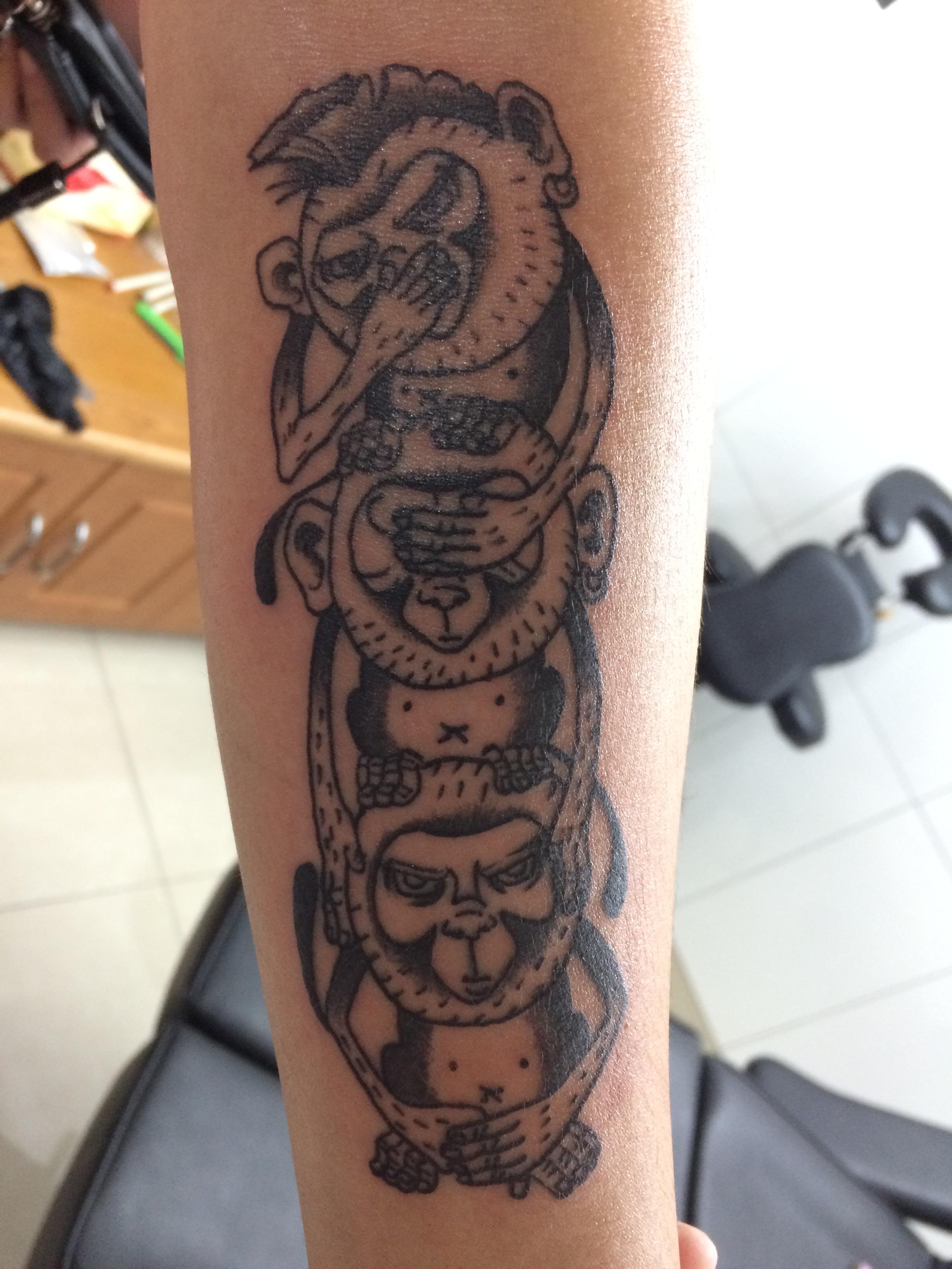 三不猴:非礼勿言非礼