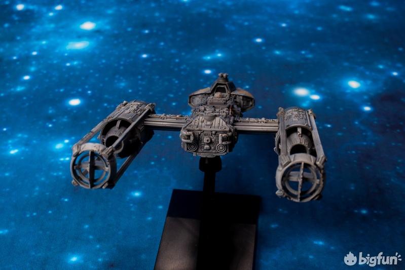 作品分享万代掌上星战系列y翼星际战斗机