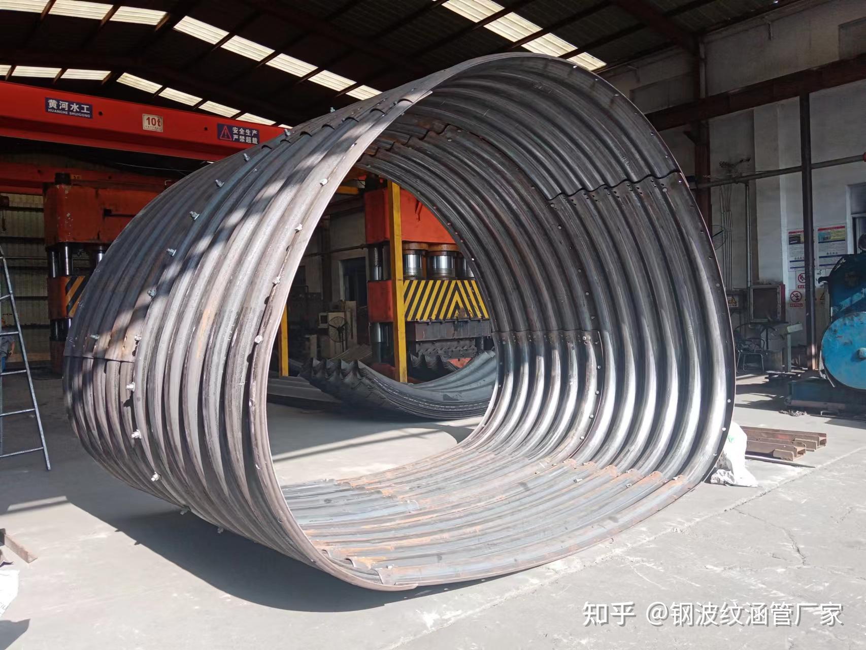 马蹄形钢波纹管涵 云南棚洞波纹钢板防护 - 知乎