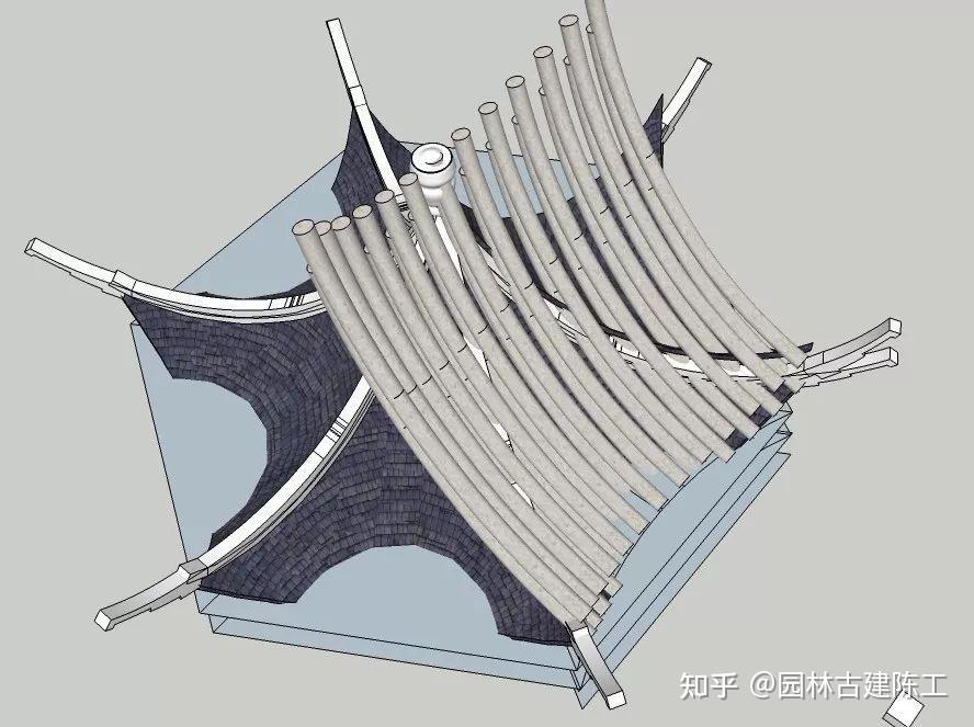 仿古亭子厂家为你私人定制仿古六角亭 实木榫卯结构 