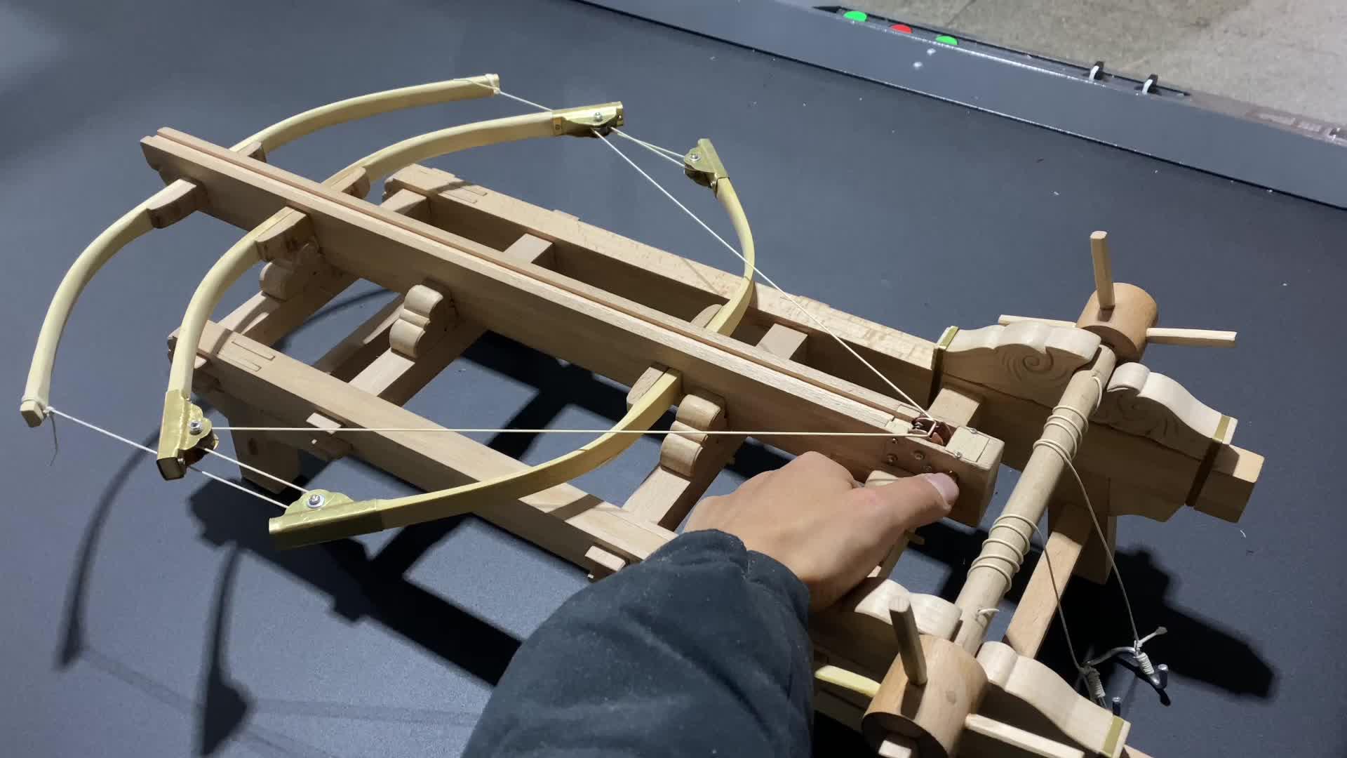 筱顽咚 的想法: 北宋《武经总要》三弓床弩10:1复原模型