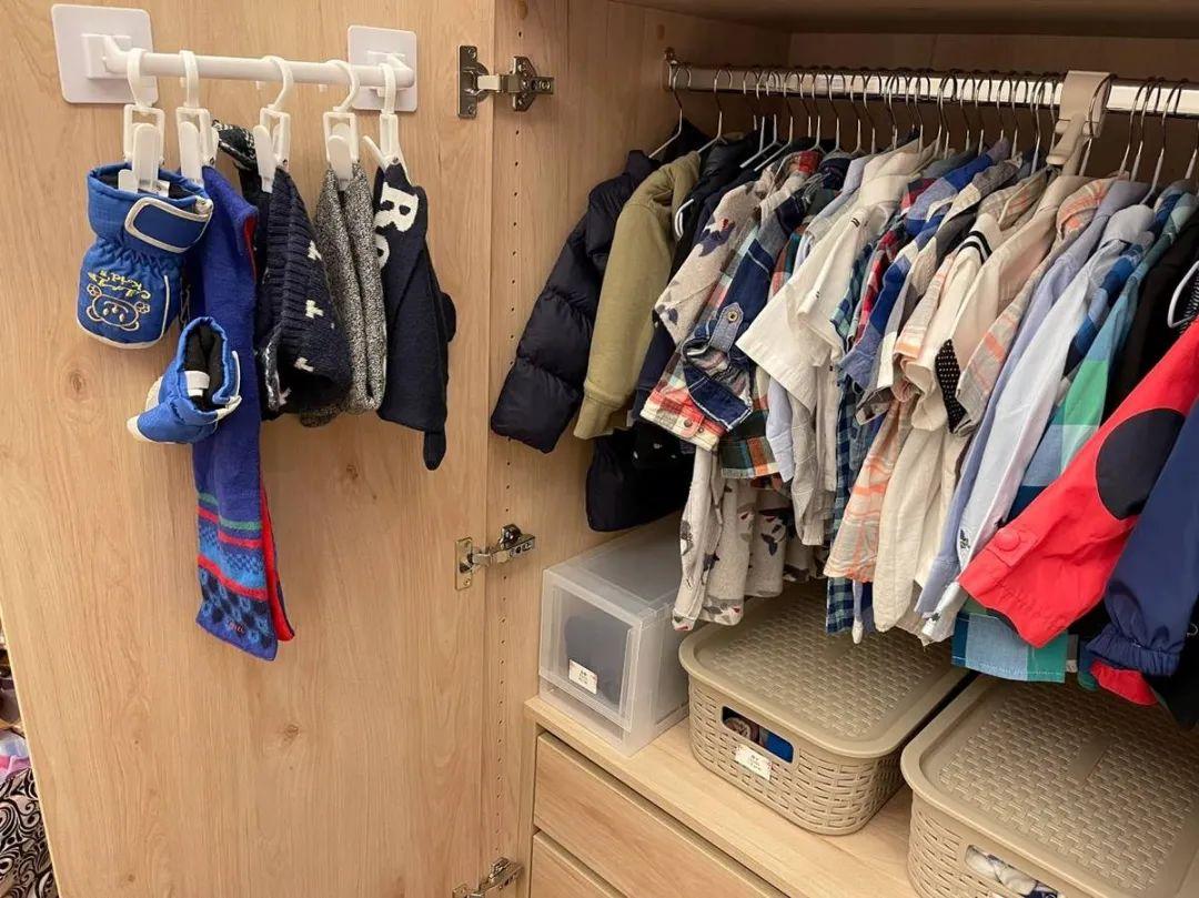 两娃家庭,孩子衣服很多,怎么收纳整理比较好?