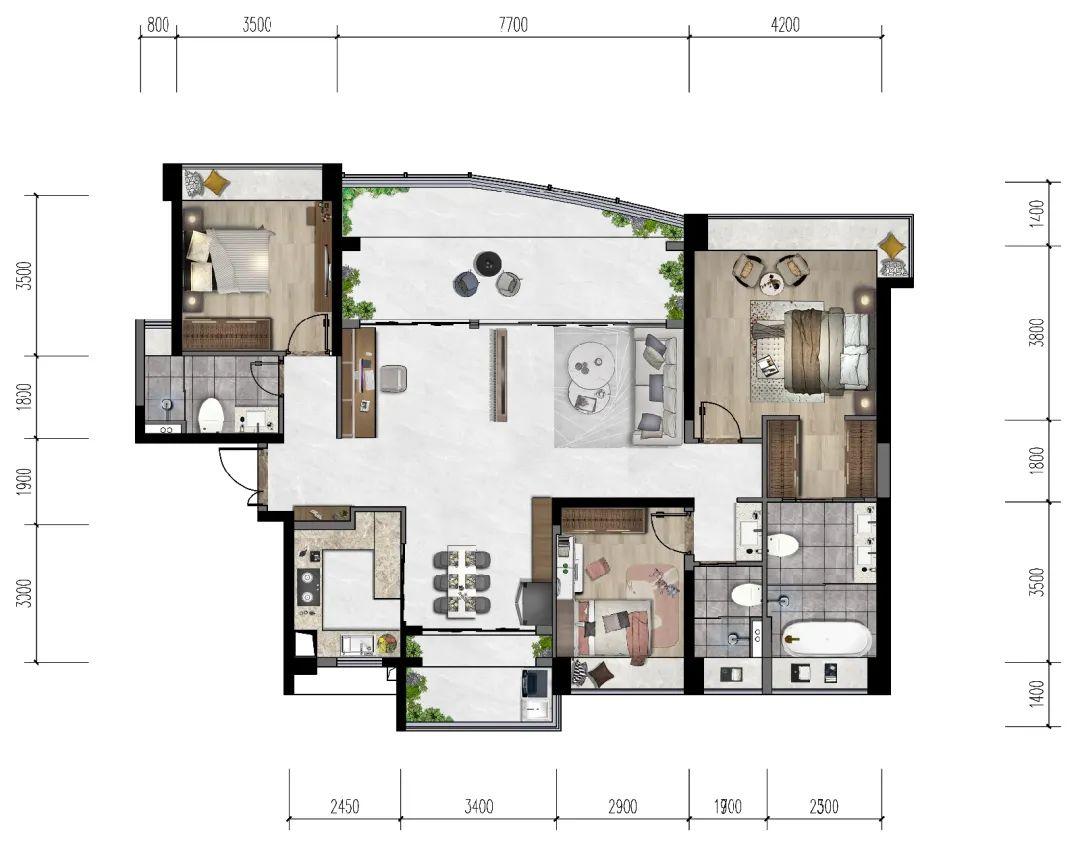 横琴顶级豪宅上新华发广场ll期横琴府101322㎡瞰澳海景大平层