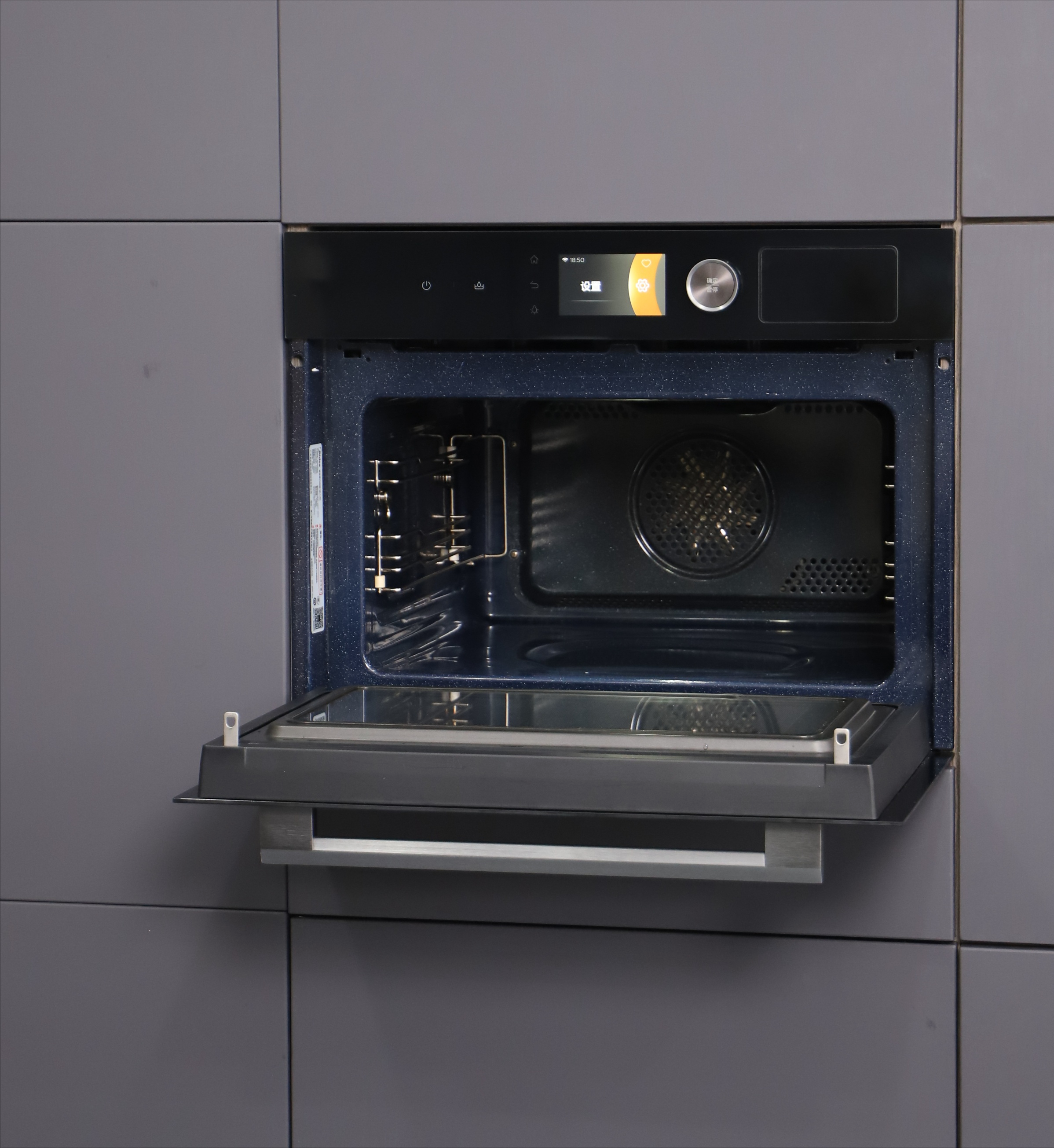 美的嵌入式微蒸烤炸一体机成全你的吃心妄想