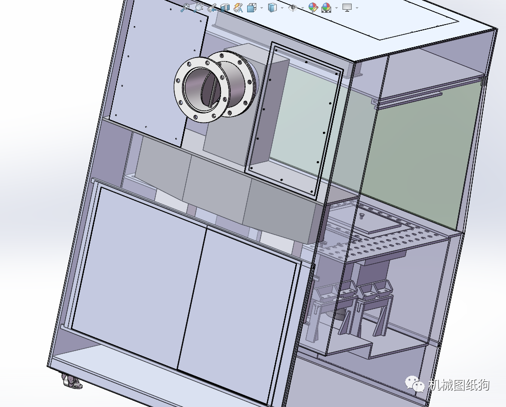 【非标数模】四槽硅片清洗刻蚀机3D图纸 Solidworks 附step - 知乎