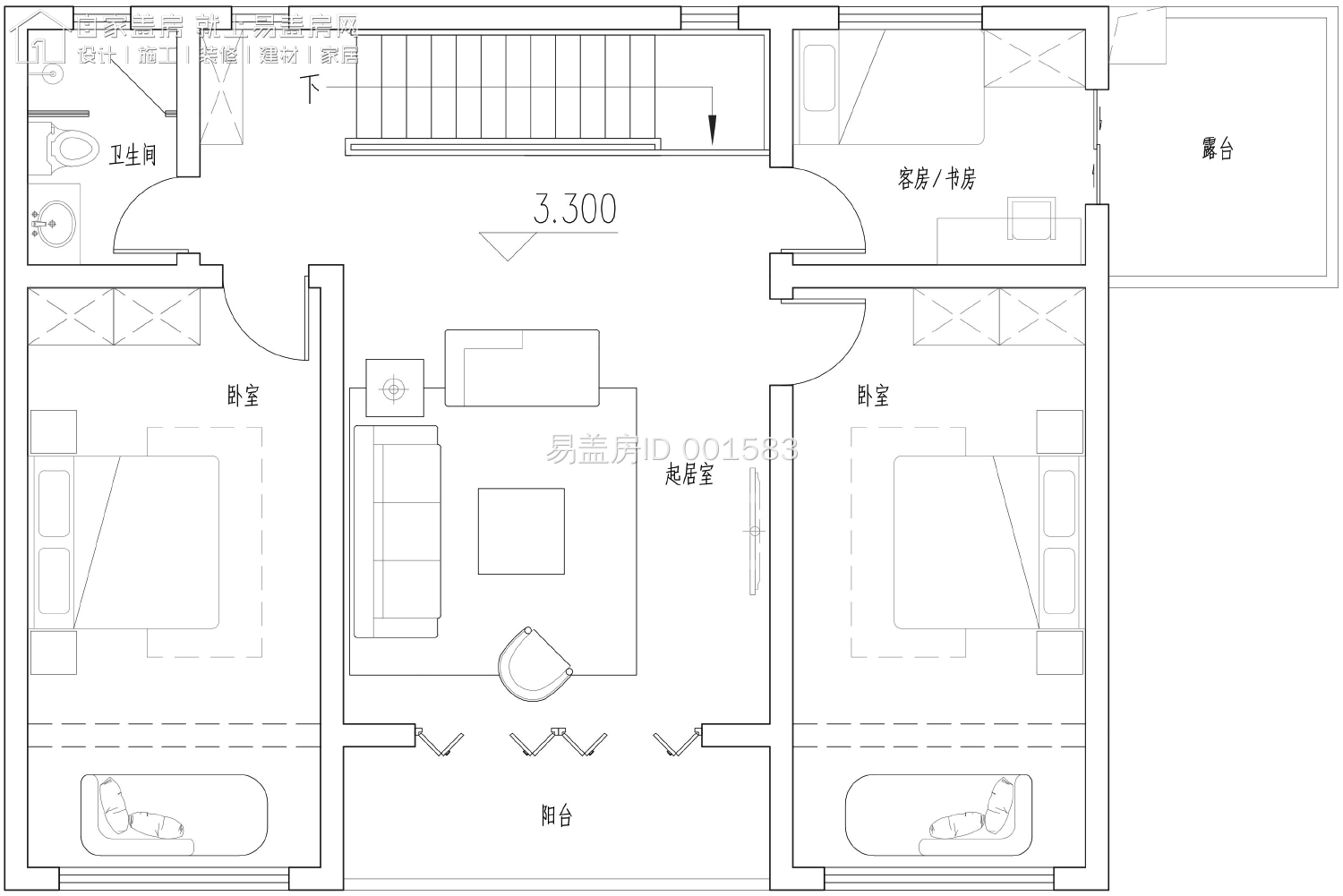 開間為15米進深為10米只有東南面可以採光要怎樣建別墅