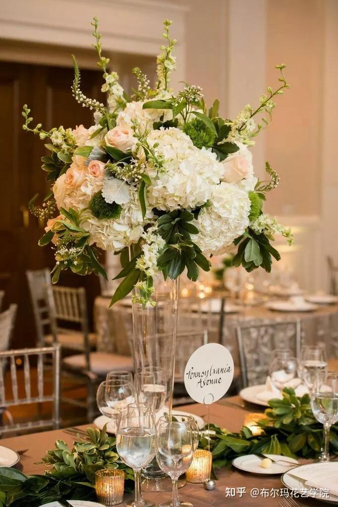 婚礼花艺桌花的布置与设计