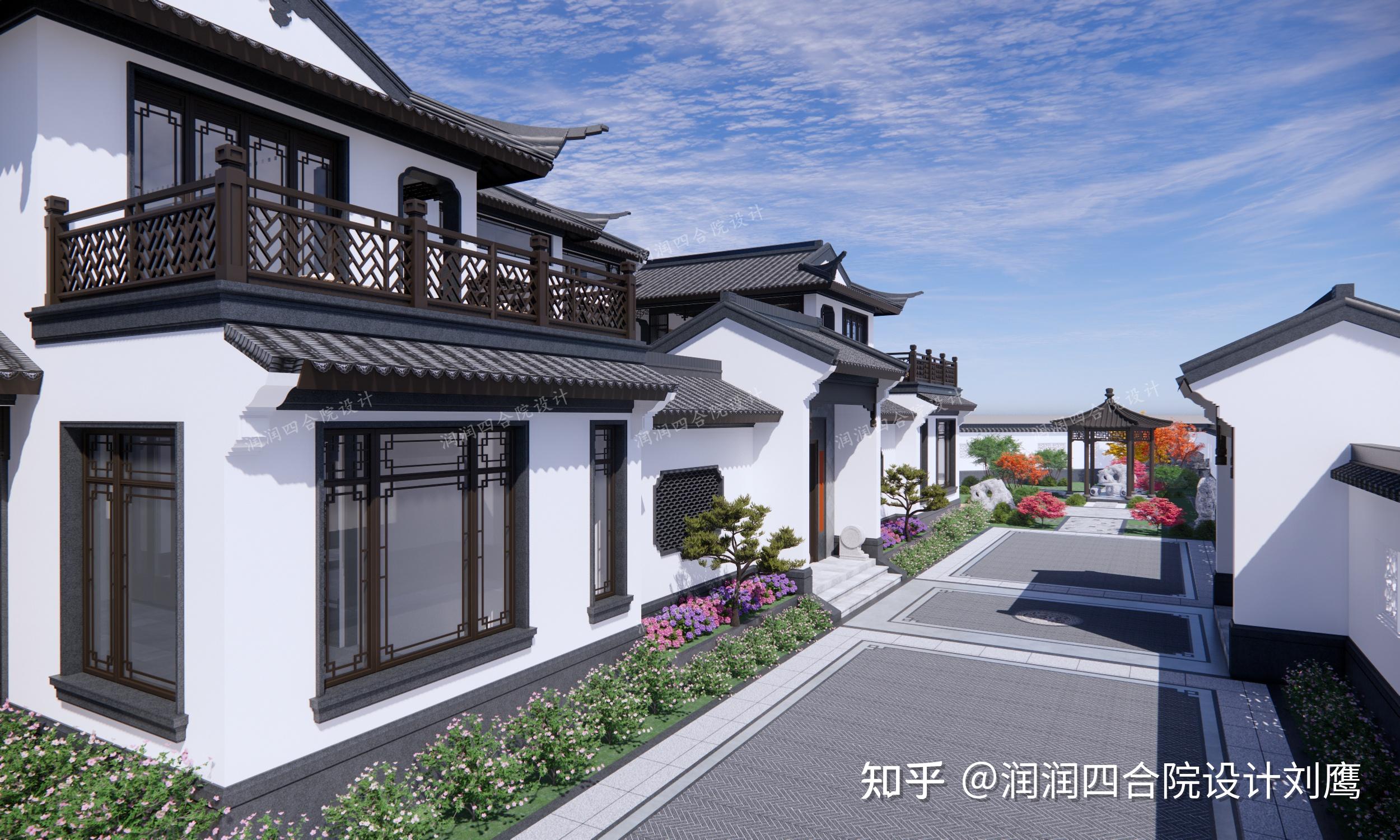 润润四合院设计刘鹰:四川两层苏式四合院祖宅25×18.5,游花园,享田园生活 - 知乎