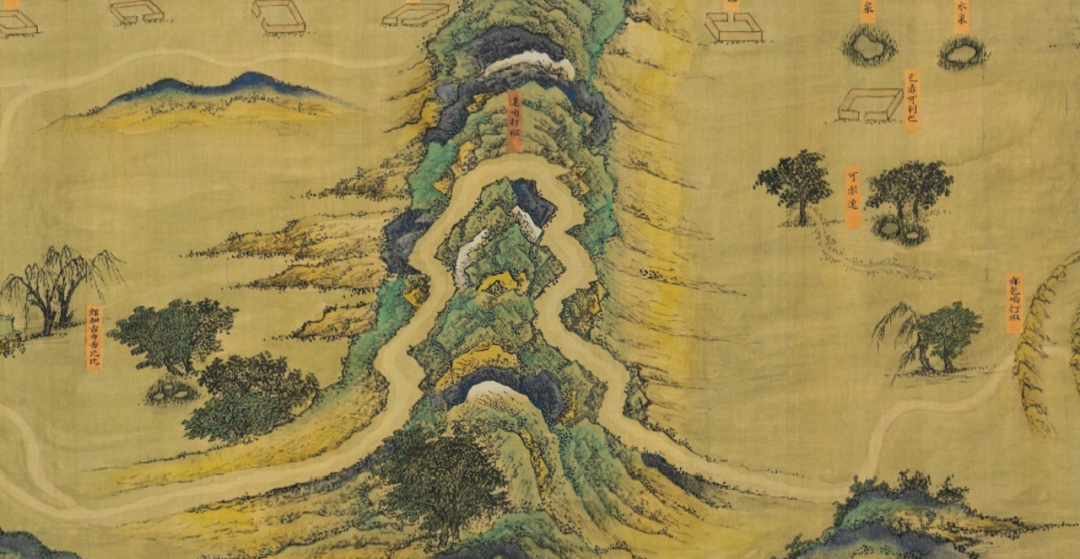 丝路山水地图地标