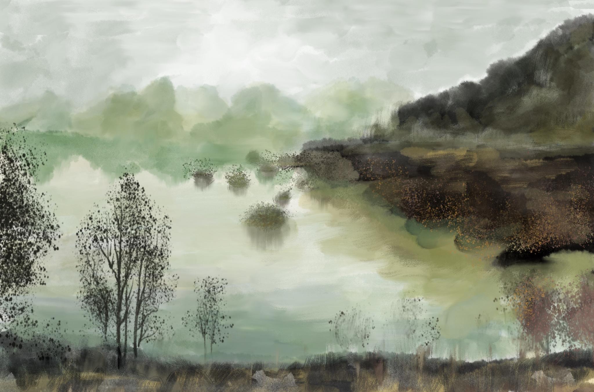 如何用ipad画出一副风景水彩 知乎