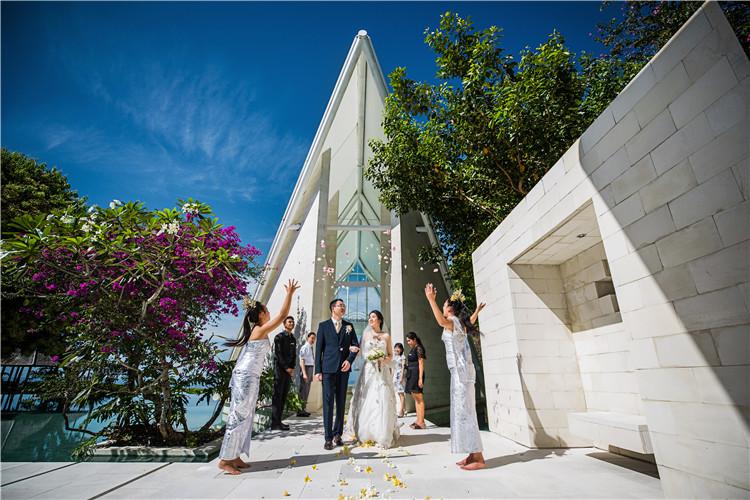 巴厘岛明星同款婚礼场地----水之教堂