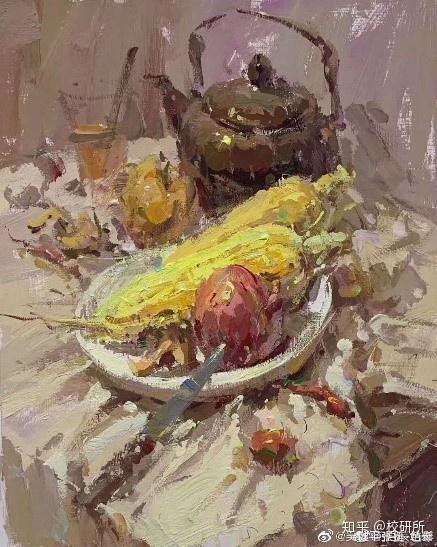 校考无非是照片或者是默写,科目大部分是常规的素描头像和色彩静物,在