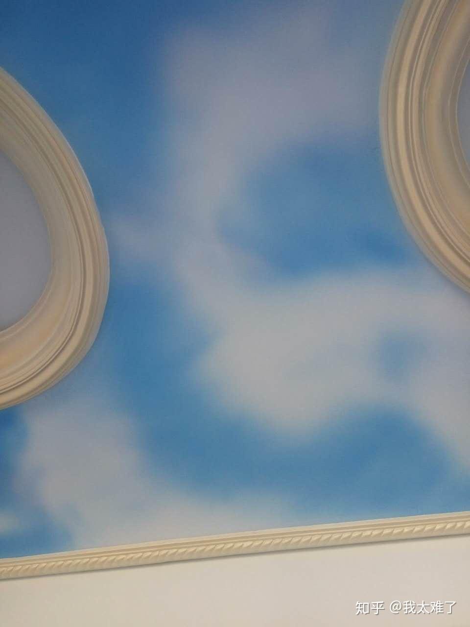 蓝天白云漆—一款纯手工的艺术涂料(适合儿童房哦~)