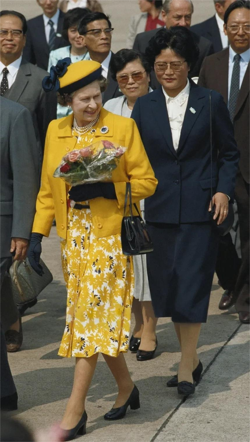 伊丽莎白二世访华1986图片