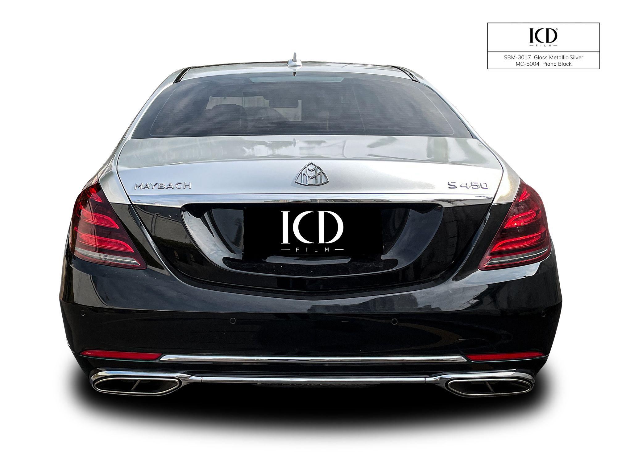 迈巴赫银黑双拼