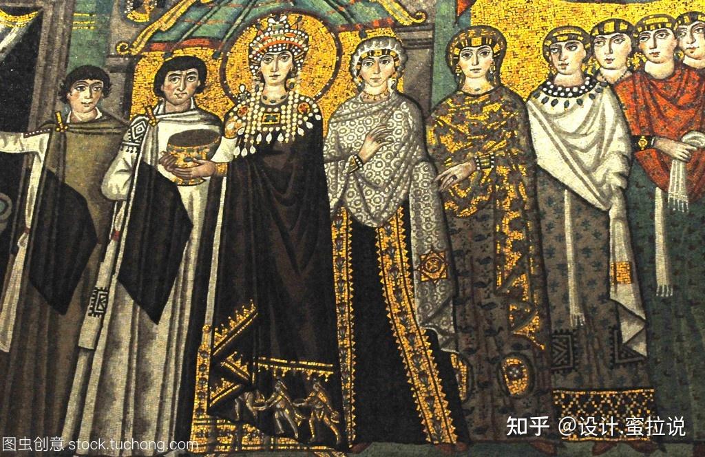 拜占庭服装是和古希腊罗马的古典文化,东方文化的神秘色彩,宗教文化的