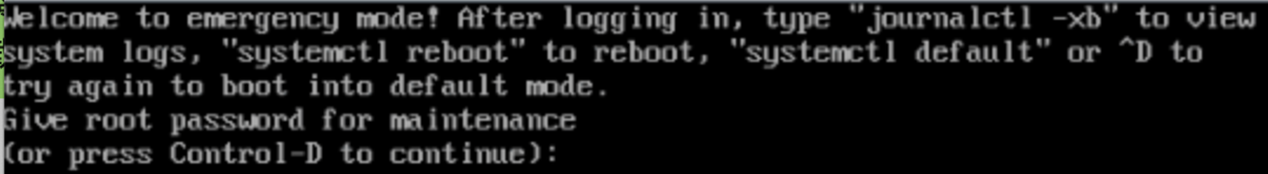 linux-give-root-password-for-maintenance