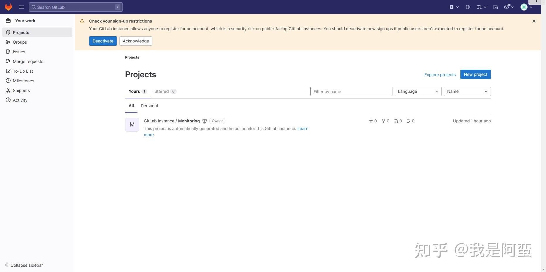Docker gitlab 