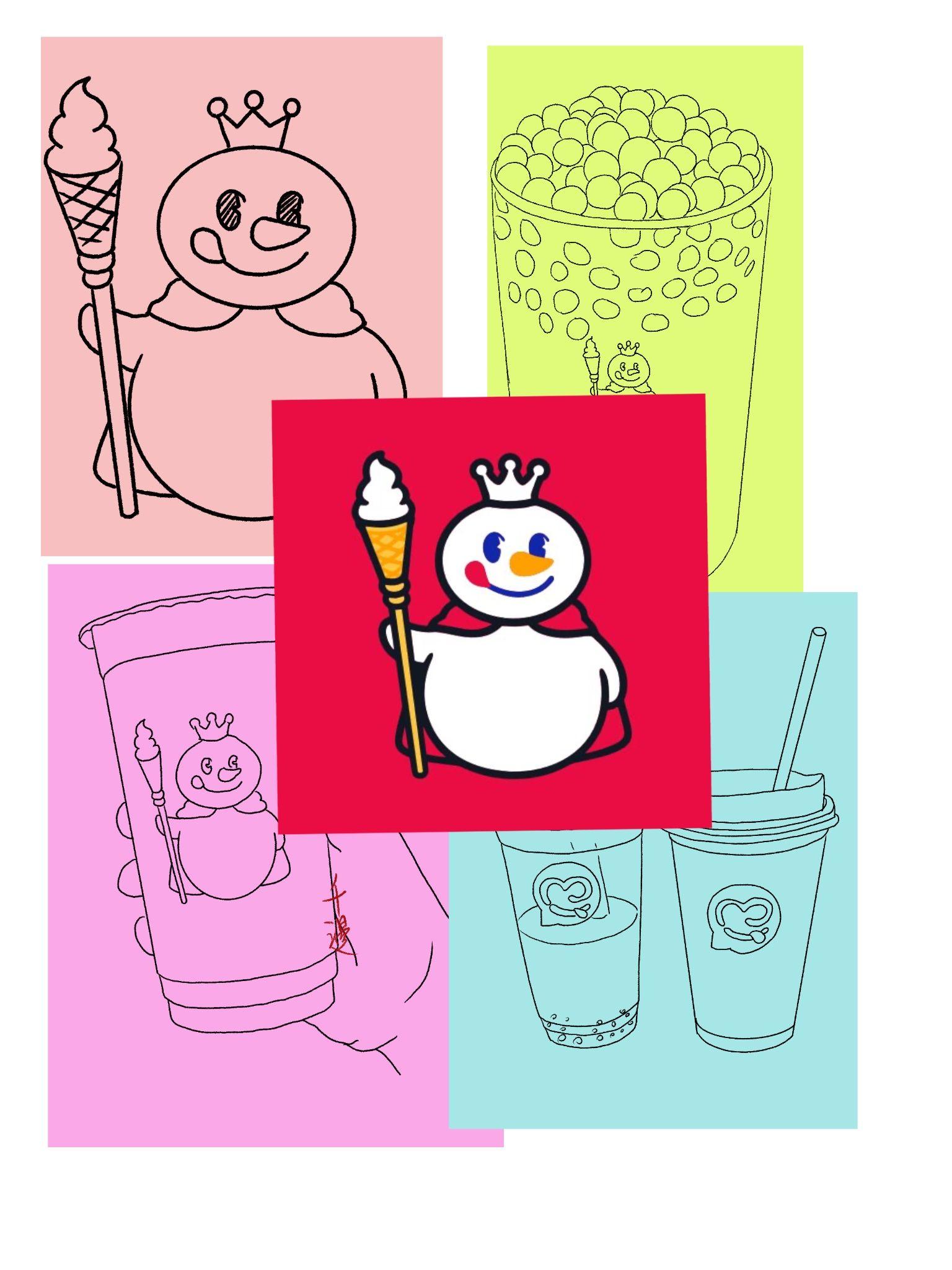 蜜雪冰城怎么画十万个怎么画千漫简笔画系列之蜜雪冰城