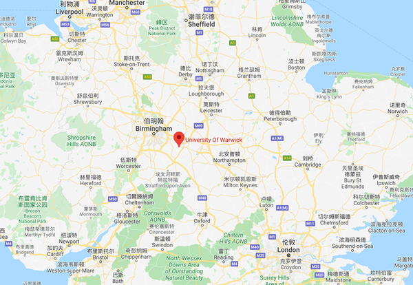 华威大学校址位于 考文垂市中心西南部约4公里处的边境地区,距沃里克